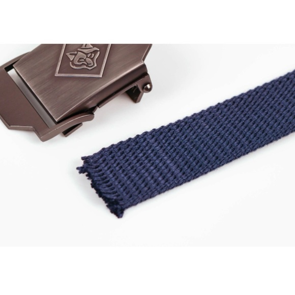 BSA Cub Scout Blue Uniform Belt Silver Buckle Boy Scout Approx. 33" (Cut to Fit) - Picture 4 of 11